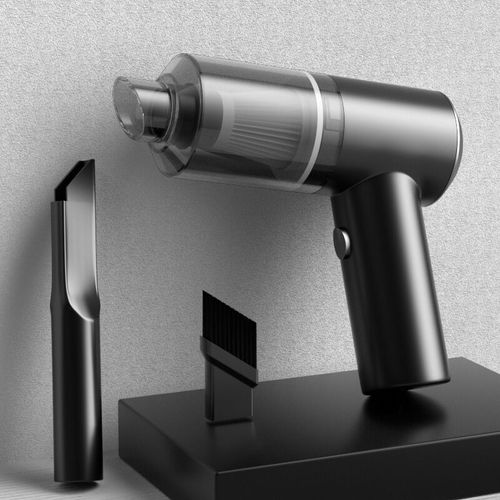 Aspirateur À Main Sans Fil Pour Voiture 6 000 Pa, Puissant Aspirateur À Main Sans Fil, Aspirateur Portable Avec Batterie Rechargeable De 120 W, Noir