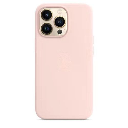 Coque En Silicone Avec Magsafe Pour Iphone 13 Pro Rose Craie