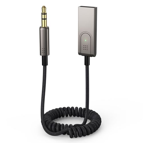 Câble Bluetooth Aux pour la voiture Gris