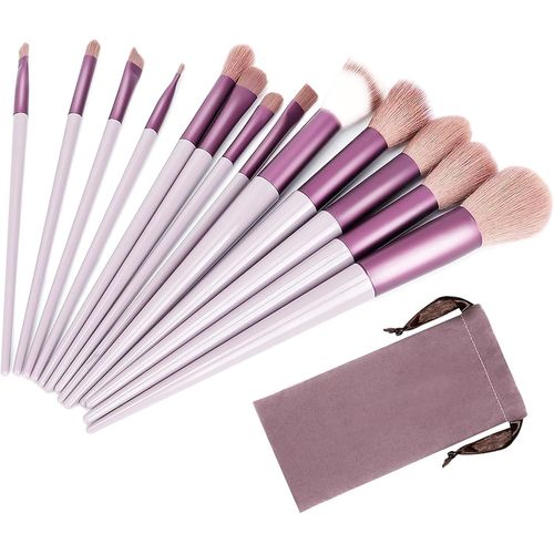 Ershi-Pinceaux Maquillages Set, Lot De Pinceaux De Maquillage Professionnels, 13 Pinceaux De Maquillage, Pinceaux Professionnels A[56] 