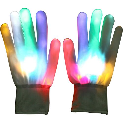 Led Gants Lumineux/Coloré, Led Eclairage Clignotant/Multi Couleur Pour Fête / Club / Soireé / Noël / Course / Halloween