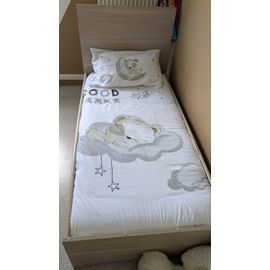 Lit Évolutif 70x140 Avec Matelas Et Coffre De Rangement En Dessous