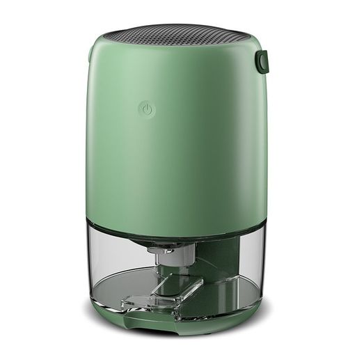 Déshumidificateur silencieux pour usage domestique, petit format, résistant à l'humidité, vert