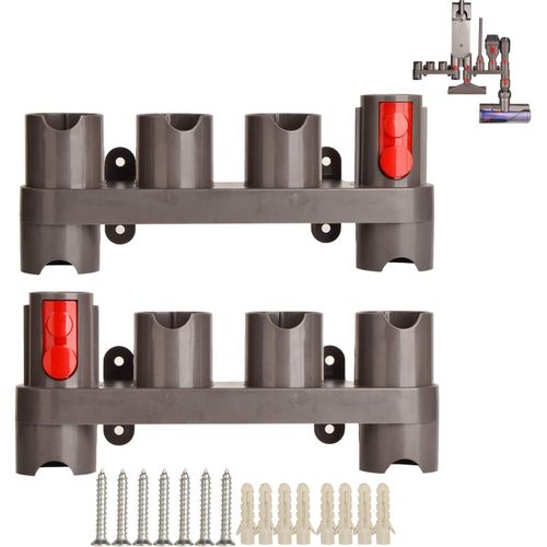 Support de fixation pour aspirateur Dyson V15, V7, V11, V8, V10, Absolute Animal Trigger Motorhead, Outsize Detect, avec vis d'extension, à utiliser sur une station d'accueil ou au mur
