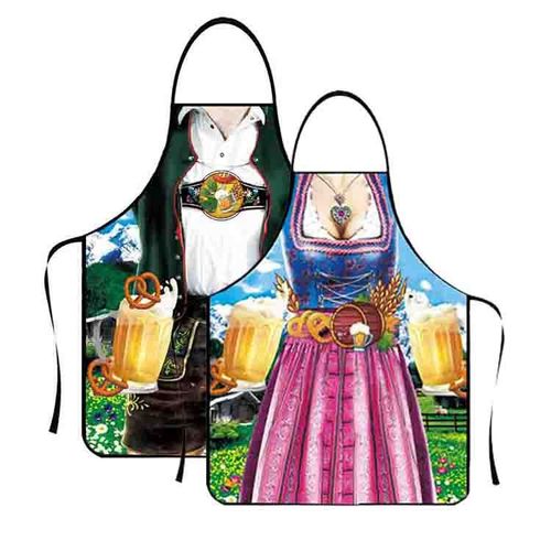 Tablier drôle pour femmes et hommes (2 pièces), tablier créatif tablier festival de la bière bavarois tablier drôle cuisine cuisson barbecue tablier pour hommes et femmes