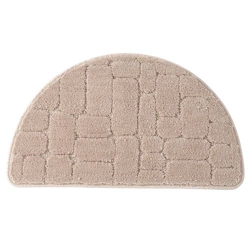 Tapis De Sol Absorbant En Microfibre En Forme De Demi-Lune (Chameau Clair) - Tapis D'entrée, De Cuisine Et De Salle De Bain