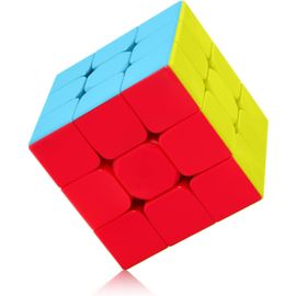 Cube de vitesse : Profession 3x3x3 - Rotation rapide et fluide - Solide, durable et sans autocollant givré, meilleur jouet magique de puzzle 3D - Tourne plus vite que l'original