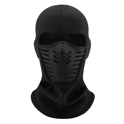 Cagoule Masque De Ski - Froid Masque Complet Avec De L'air Respirable, Bouches - Masque De Ski Pour Hommes Et Femmes Pour Les Sports D'hiver Noir