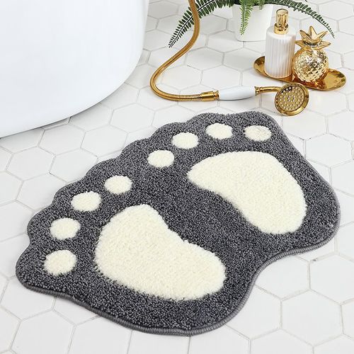 Tapis De Bain Et De Toilette Big Feet, Tapis De Sol, Paillassons, Paillassons...