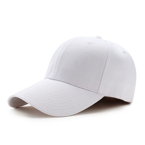 Blanc Casquette De Baseball Pour Les Hommes Et Les Femmes - Coton