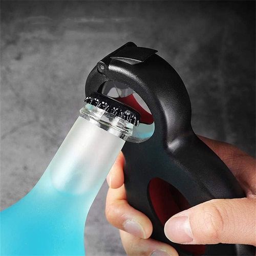 Décapsuleur 6 En 1 En Acier Inoxydable, Multifonction, Outil De Cuisine, Ouvre-Boîte