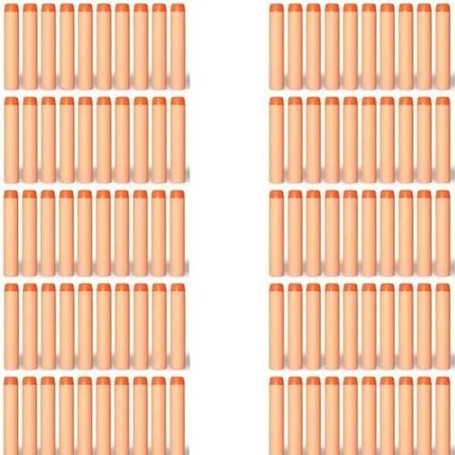 100 Balles De Fléchettes En Mousse Eva Pour Pistolets Nerf N-Strike Pour Enfants