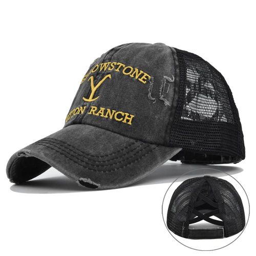 Yellowstone Dutton Ranch Casquette De Baseball Réglable Brodé Cap (A)