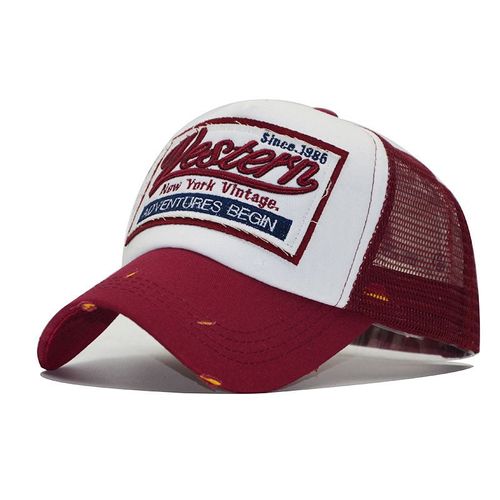 Squelette Dink Coton Casquette De Baseball Vintage Délavé Vieilli Soleil Papa Chapeau De Maille Réglable Chapeaux De Sport Pour Hommes Femmes