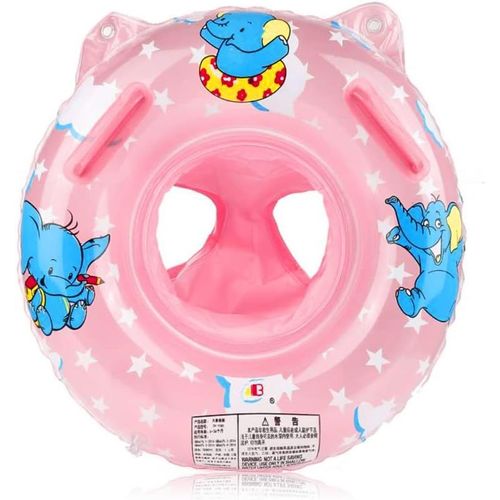 Bouée Gonflable Pour Bébé De 6 À 36 Mois, Avec Siège, Motif Éléphant (Rose)