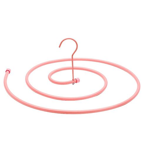 Portoir pour draps de lit - Pink, Space Saving, Multi-functional Spiral Drying Rack, Made of 304 Stainless Steel, Rack for Drying Bed Sheets