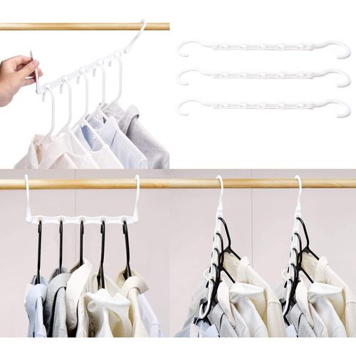 Pack de 10 cintres de vêtements magique