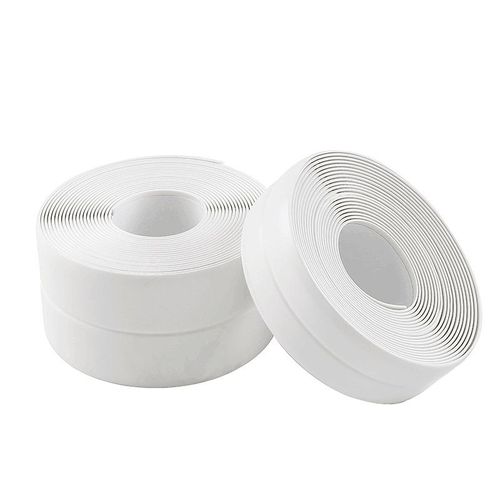 Blanc Lot De 2(3.2 M*3,8 Cm) En Pvc À Domicile Matériel De La Langue Évier Cuisine, Salle De Bains Baignoire D'angle Joint D'étanchéité Imperméable À L'eau Coin Joint D'étanchéité