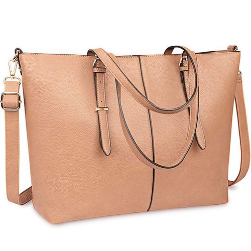 Sacs d'ordinateur portable pour les Femmes en Cuir Fourre-tout Sac d'ordinateur Portable de Dames Sac à main Ordinateur de l'École Sac à Bandoulière Léger Travail d'Affaires de Sac de