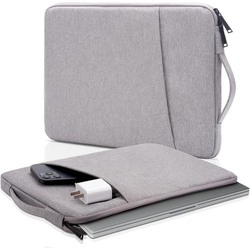 Gris - Sacoche pour ordinateur portable 156 pouces, sacoche pour ordinateur portable Lenovo HP Dell Acer Samsung Asus, résistante aux chocs et à l'eau