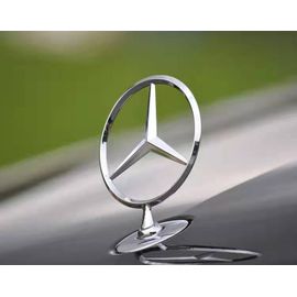 Convient Pour L'autocollant Debout Mercedes-Benz Logo De Capot Modifié Vito Gle/S/C/E-Class Logo De Tête De Voiture De Rénovation