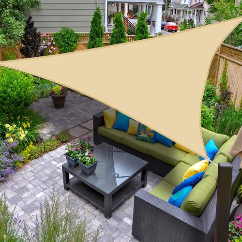 Imperméable Triangulaire Voile D'ombrage Dans Le Pse, 3 X 3 X 3 M