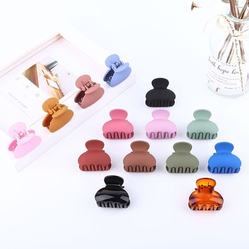 12 Petites Pinces À Cheveux À Double Griffe, Mini Pinces À Cheveux En Forme De Crabe D 