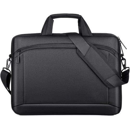 Sacoche noire pour ordinateur portable 15,6 pouces, idéale pour les voyages scolaires, le travail et les affaires.
