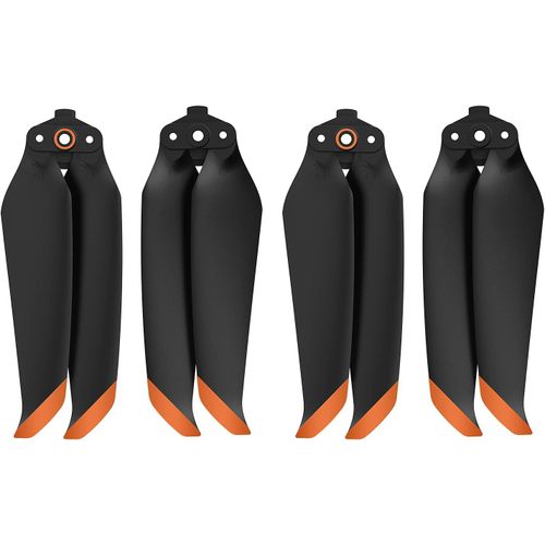 (2 Paires Orange)Compatible 7238f Hélice À Faible Bruit Pour Dji Mavic Air 2/ Mavic Air 2s Drone Props Hélices À Dégagement Rapide Lames Accessoires Lame D'hélice De Drone Colorés-Générique