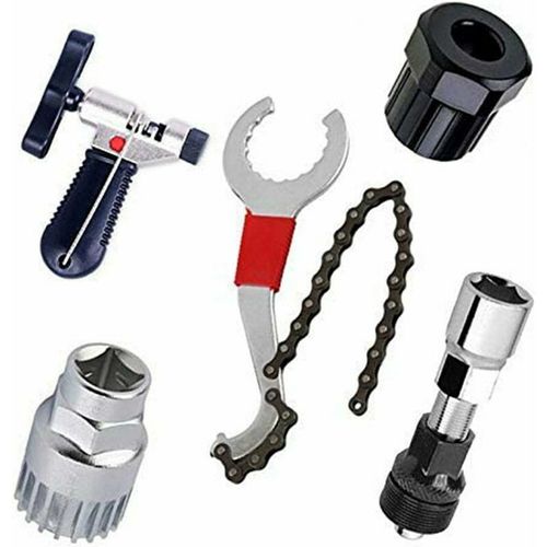 Kits D'outils De Réparation De Vélo De Montagne, Chaîne De Vélo, Support, Roue Libre, Outil De Démontage De Manivelle, Outil D'entretien De Vélo, Outil De Séparation De Chaîne