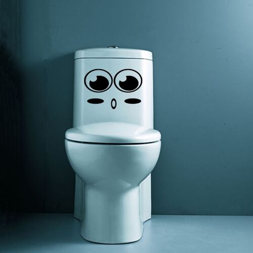 Stickers expression, Sticker Mural Drôle pour WC, Salle de Bain, Cuisine, PVC, 2 Couleur, Taille Unique