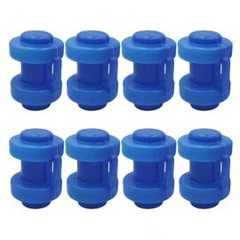 Lot De 8 (Bleu)Trampoline Embout De Poteau Pour Les Piquets De Filet Du Trampoline Ø 25 Mm, Particulièrement Robustes, Résistants Aux Intempéries Embouts, Filet De Sécurité Pièce De Rechange