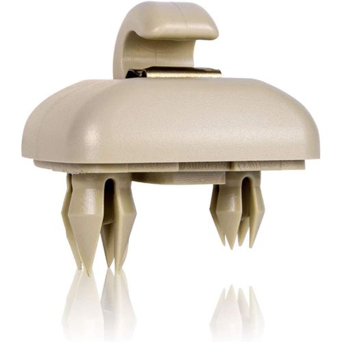 Crochet Clip Pour Pare-Soleil Intérieur - Beige - Compatible Avec Audi A1 A3 A4 A5 Q3 Q5 Beige Foncé 8e0 857 562