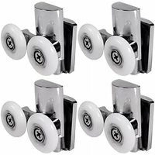 Roulettes de Porte de Douche,23 mm Roues De Porte de Douche en Haut ou en Bas