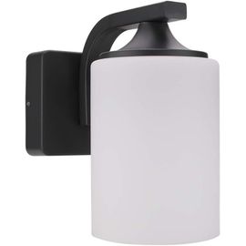 Applique D'extérieur En Aluminium Gris Anthracite, Lanterne En Verre E27, Éclairage Extérieur, Applique Murale D'extérieur Étanche Ip44 Pour Jardin, Cour, Patio, Balcon, Terrasse Et Garage.
