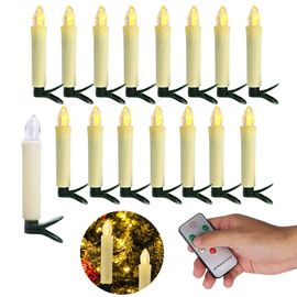 Guirlande lumineuse pour sapin de Noël 20 LED avec télécommande amovible, contrôle électronique multifonction et effet goutte à goutte.