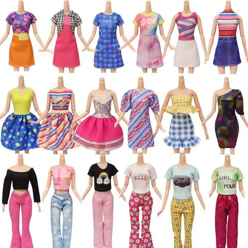 18 pièces de vêtements de poupée Barbie, accessoires de poupée, jouets pour filles