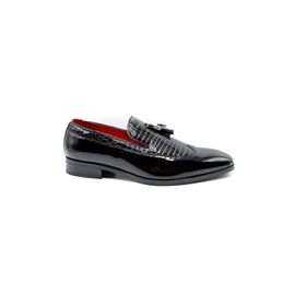 Mocassin Enfiler Noir Homme