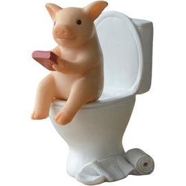 KALANKA-Figurine de Toilette de fée Miniature- Toilette MP Cochon Figurine