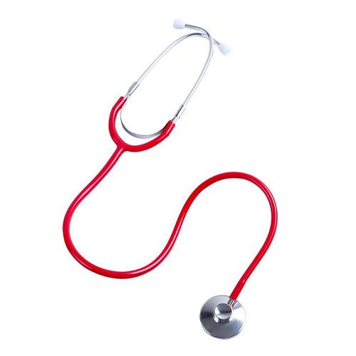 Stéthoscope à double tête rouge pour enfants ou pour s'entraîner