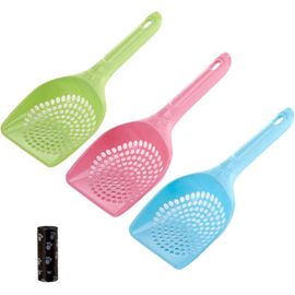 3 Grandes Pelles En Plastique Pour Chats Et Chatons Accessoires De Nettoyage Pour Animaux De Compagnie Pelle À Litière Pour Chat