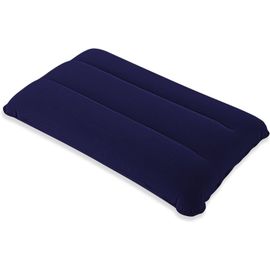Oreiller Gonflable De Camping, Oreiller De Plage, Oreiller De Voyage Léger, Oreiller Portable Floqué À Coussin D'air Pour Bureau, 44 X 28 Cm