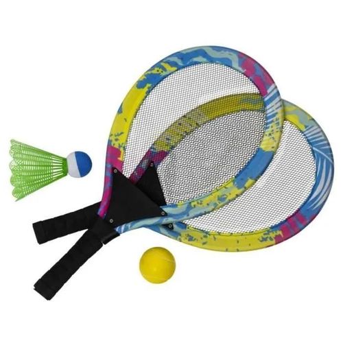 Jeu De Raquettes Tennis Badminton 4 Pcs
