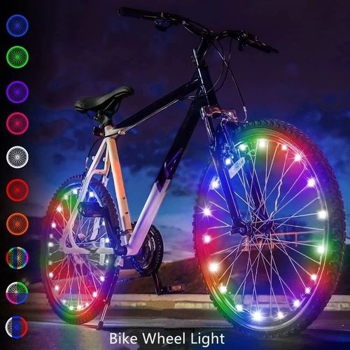 Lot De 2 Éclairages Led Pour Roues De Vélo, Éclairage Pour Roues De Vélo, Éclairage Pour Roues De Vélo, Éclairage Pour Accessoires De Cyclisme