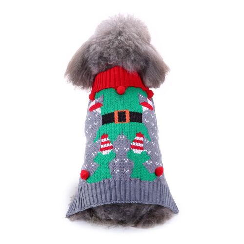 Plus La Taille De Noël Pet Hiver Pull,Un Pull À Col Roulé