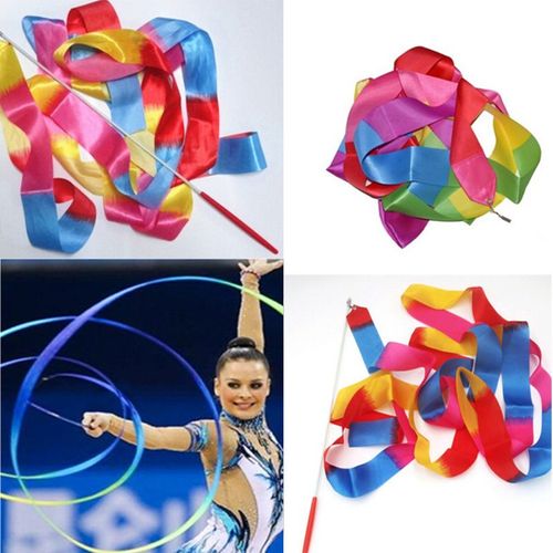 Lot De 2 Rubans De Gymnastique Artistique, De Danse Pour Enfants Et De Sport