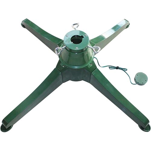 66 cm de diamètre - s'Adapte à 3,2 cm de Pôle pied d'Arbre de Noël - 360° Électrique de Rotation de l'Arbre de Noël Stand de la Base de l'Arbre de Noël de Jambes - Adapté pour les Arbres de Noël