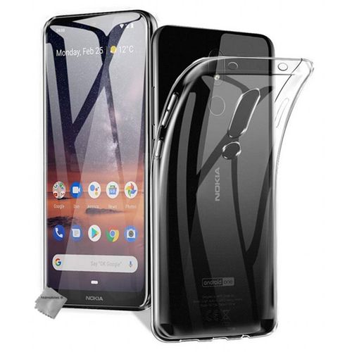 Housse Etui Coque Silicone Gel Fine Pour Nokia 3.2 + Verre Trempe - Transparent Tpu