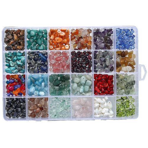 Perles De Pierres Précieuses Écrasées, Perles Irrégulières, Ensemble De Perles En Cristal De Pierre Naturelle En Vrac, Perles De Bricolage