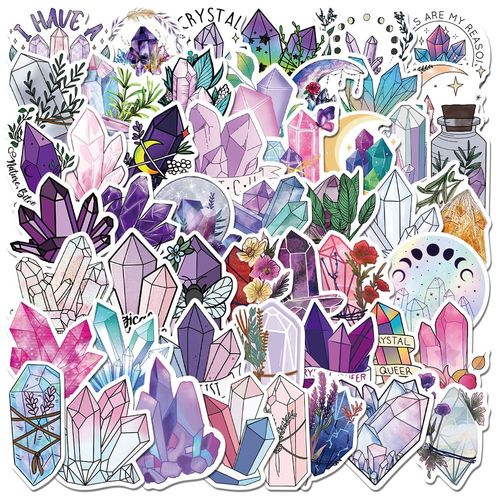 50 Feuilles D'autocollants De Dessin Animé Imperméables, Autocollants Mignons Pour Scrapbooking, Autocollants Esthétiques, Autocollants Girly